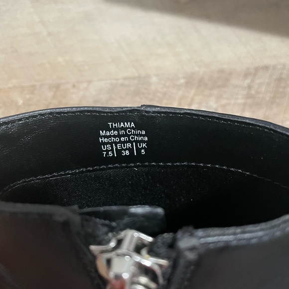 Mix no.6 collection Thiama | Bootie | size 7 1/2 | black leather boots - Picture 3 of 7